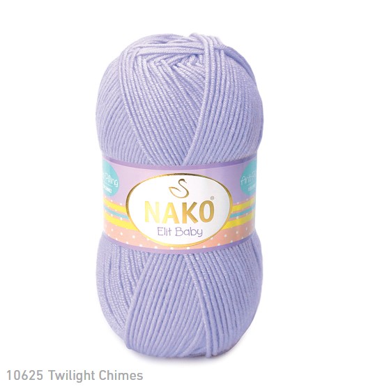 NAKO Elit  Baby - 250 m / 100 g 2. barva: levandulová, 4. číslo barvy: 10625
