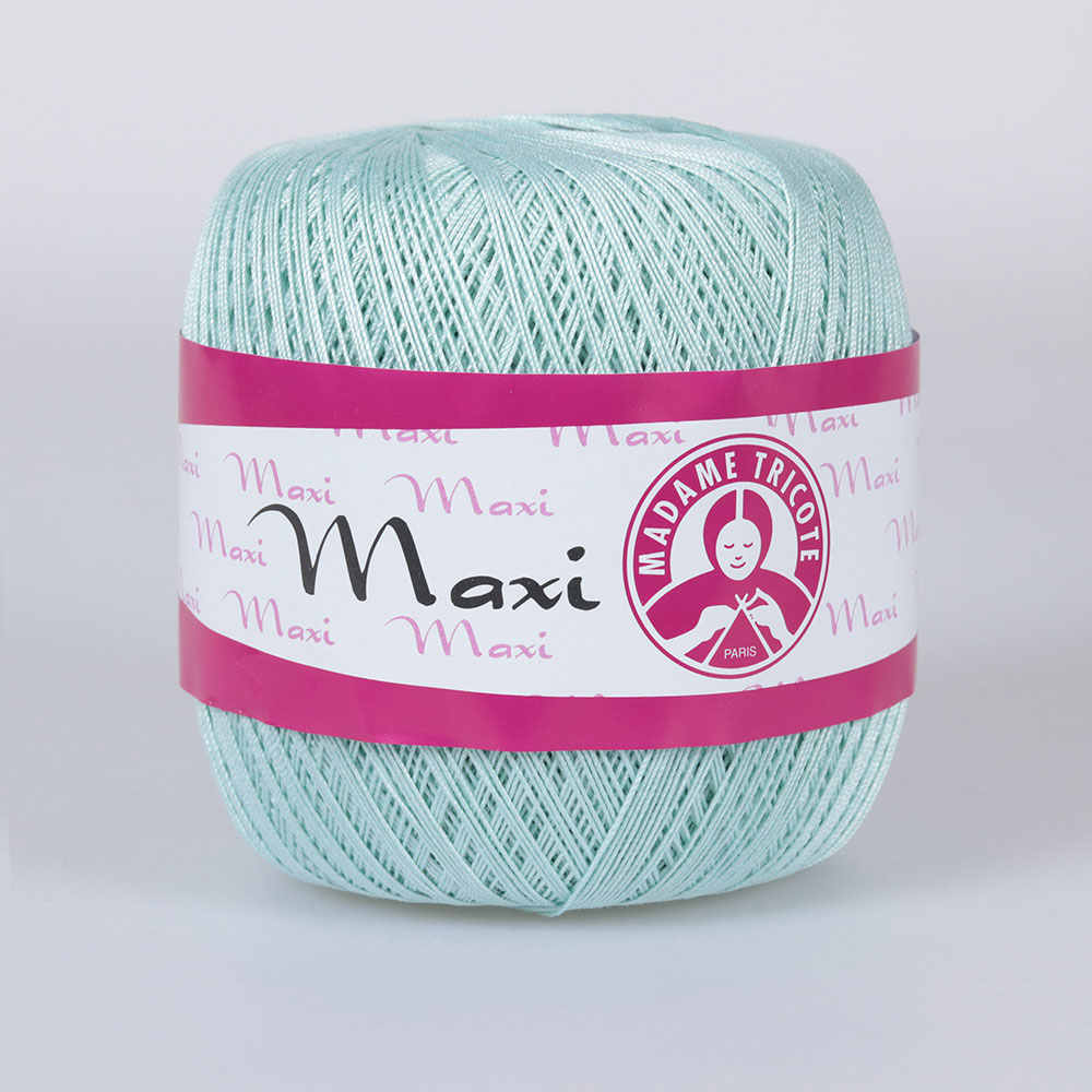 MADAME TRICOTE PARIS Maxi - 565 m / 100 g 2. barva: mátová světlejší, 4. číslo barvy: 4939