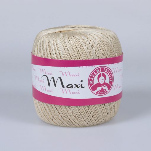 MADAME TRICOTE PARIS Maxi - 565 m / 100 g 2. barva: režná ( ecru ), 4. číslo barvy: 6311