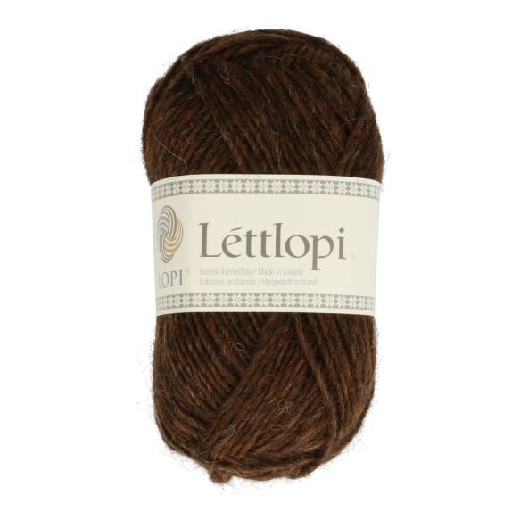 LOPI Léttlopi - 100 m / 50 g 2. barva: kávová, 4. číslo barvy: 867