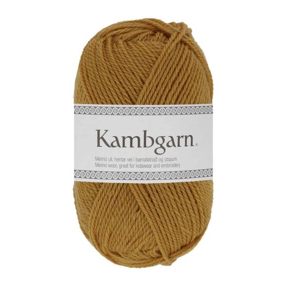 LOPI Kambgarn - 150 m / 50 g 2. barva: okrová, 4. číslo barvy: 1212