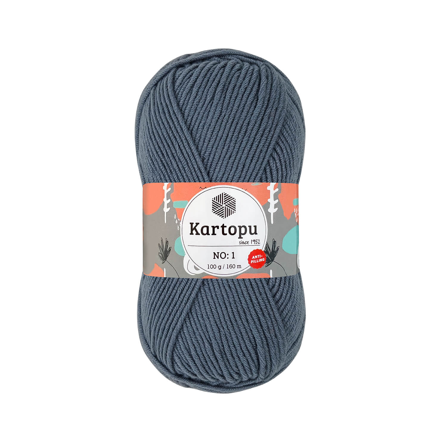 KARTOPU NO: 1 - 160 m / 100 g 2. barva: jeansová ( denim ), 4. číslo barvy: 571