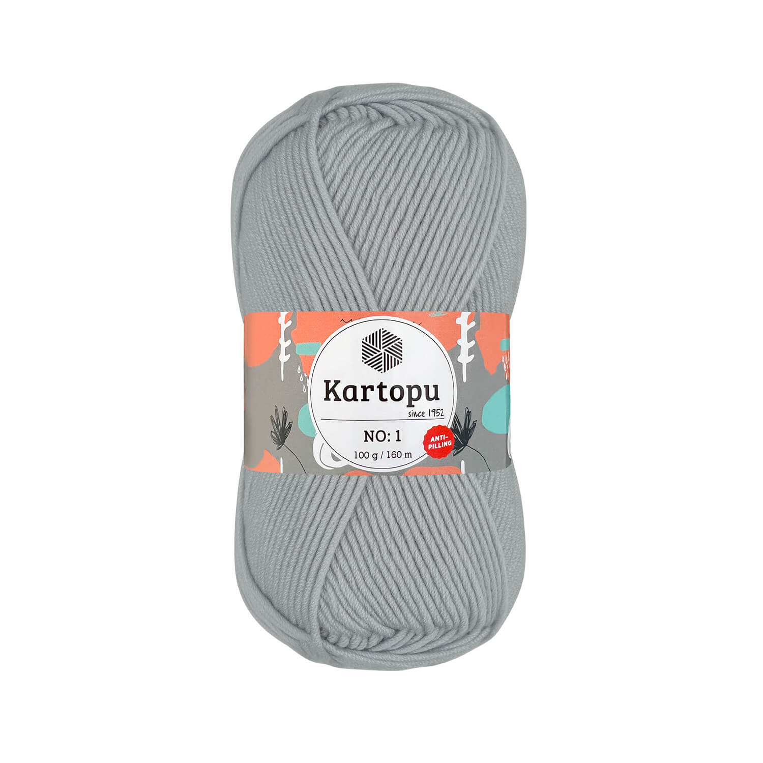 KARTOPU NO: 1 - 160 m / 100 g 2. barva: holubí, 4. číslo barvy: 992