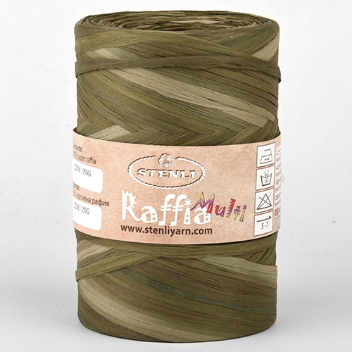 STENLI Raffia Multi - 225 m / 150 g 4. číslo barvy: 03