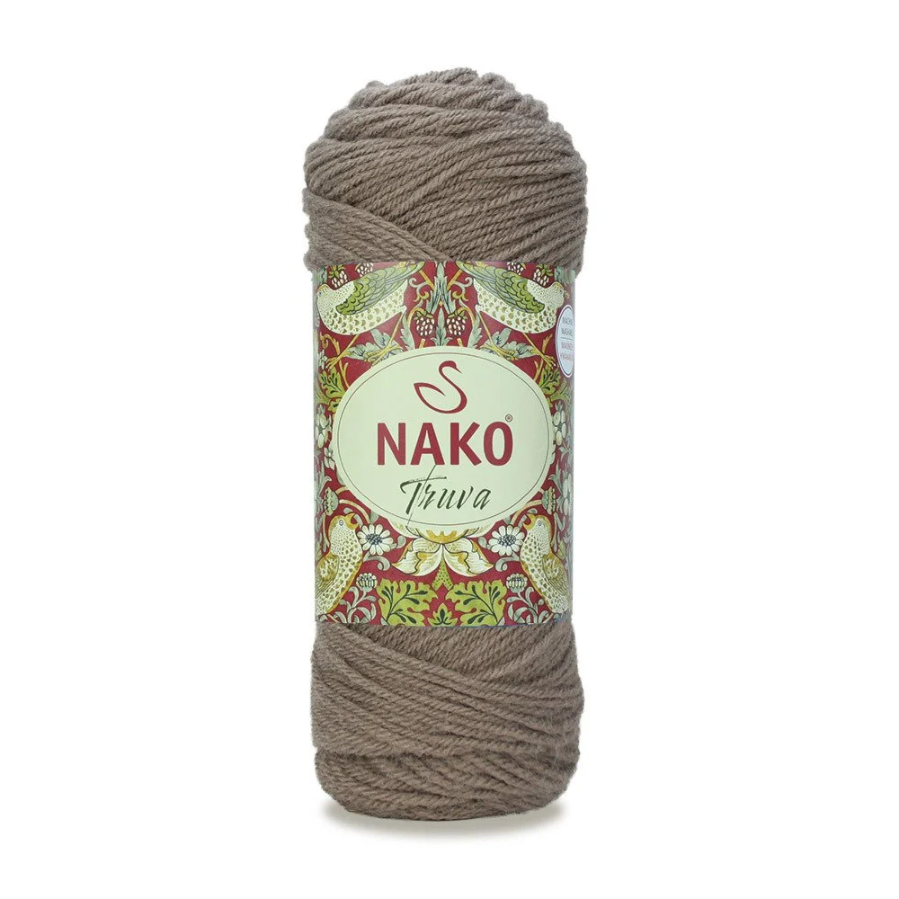 NAKO Truva - 212 m / 100 g 2. barva: hnědá, 4. číslo barvy: 11662