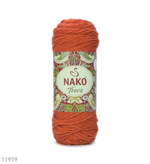 NAKO Truva - 212 m / 100 g 2. barva: cihlová, 4. číslo barvy: 11979