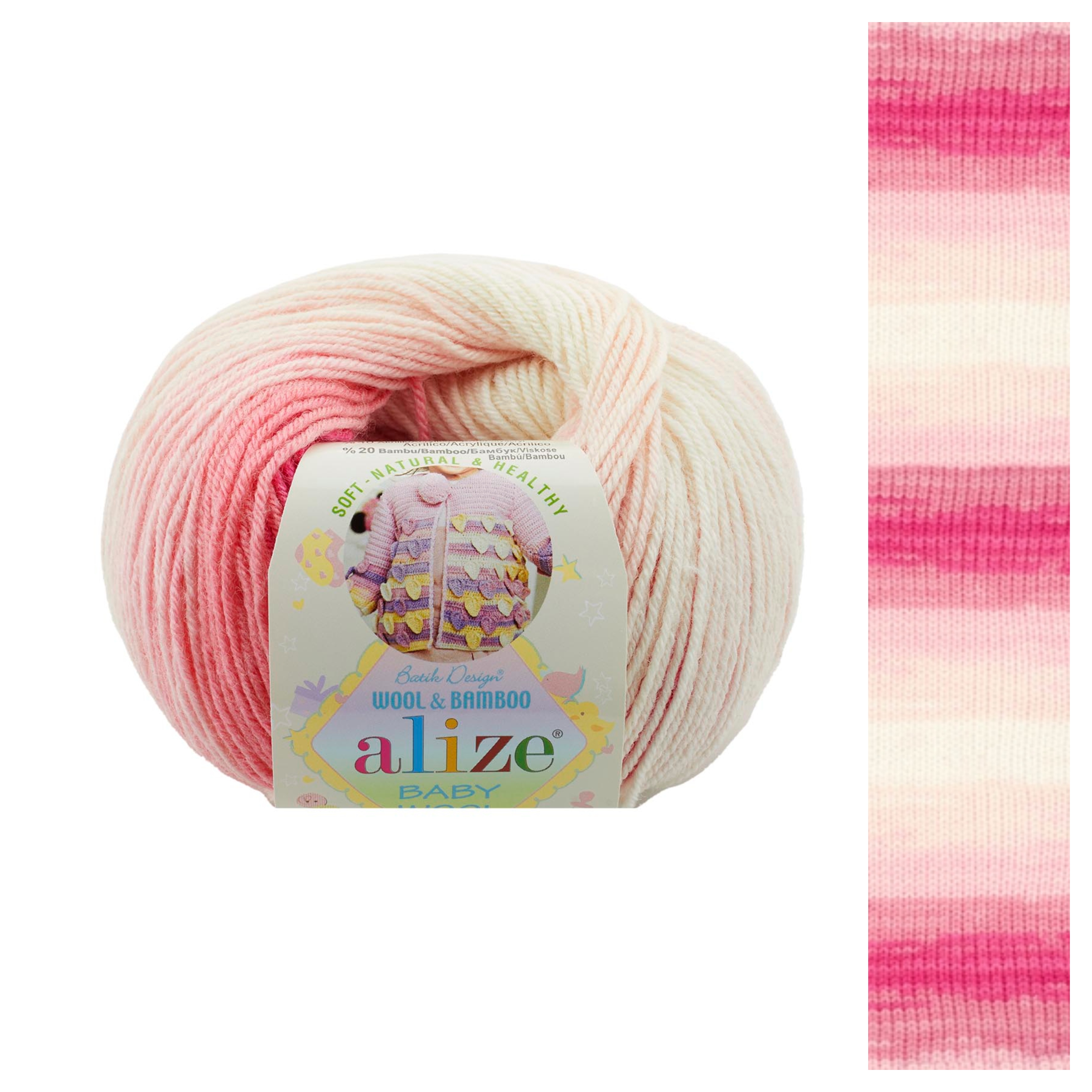 ALIZE Baby Wool Batik - 175 m / 50 g 4. číslo barvy: 2164