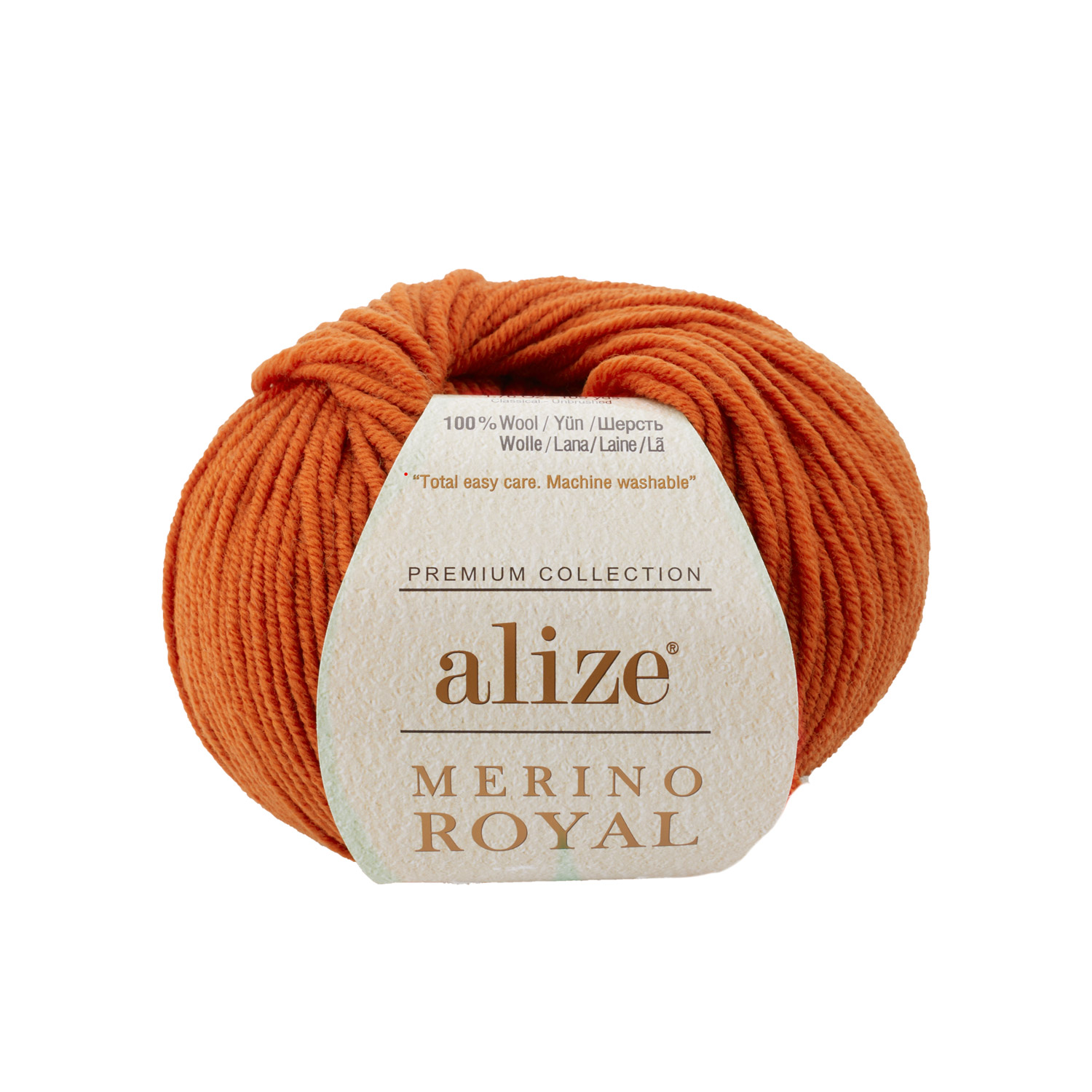 ALIZE Merino Royal - 100 m / 50 g 2. barva: dýňová, 4. číslo barvy: 89