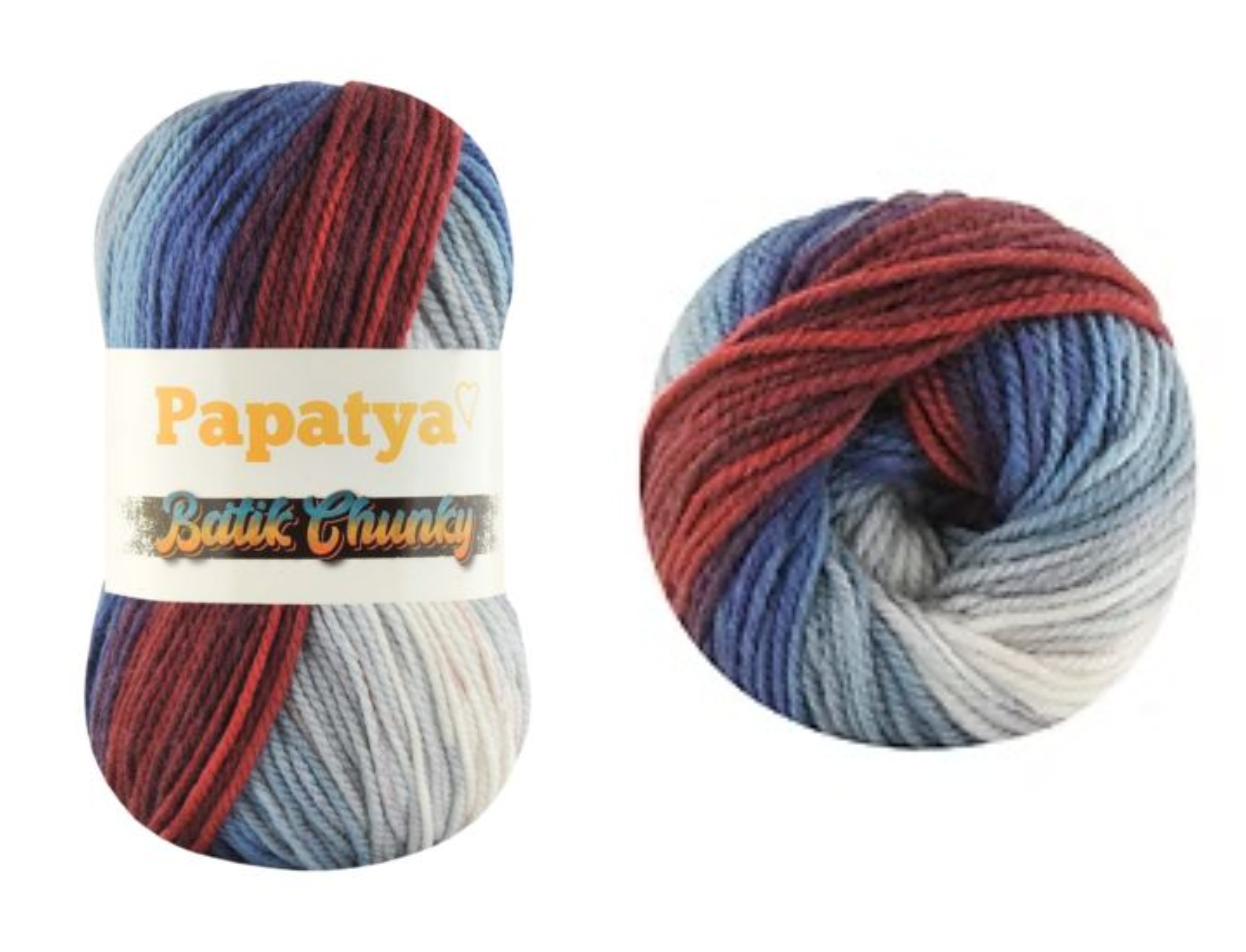 Papatya Batik Chunky - 185 m / 100 g 4. číslo barvy: 107