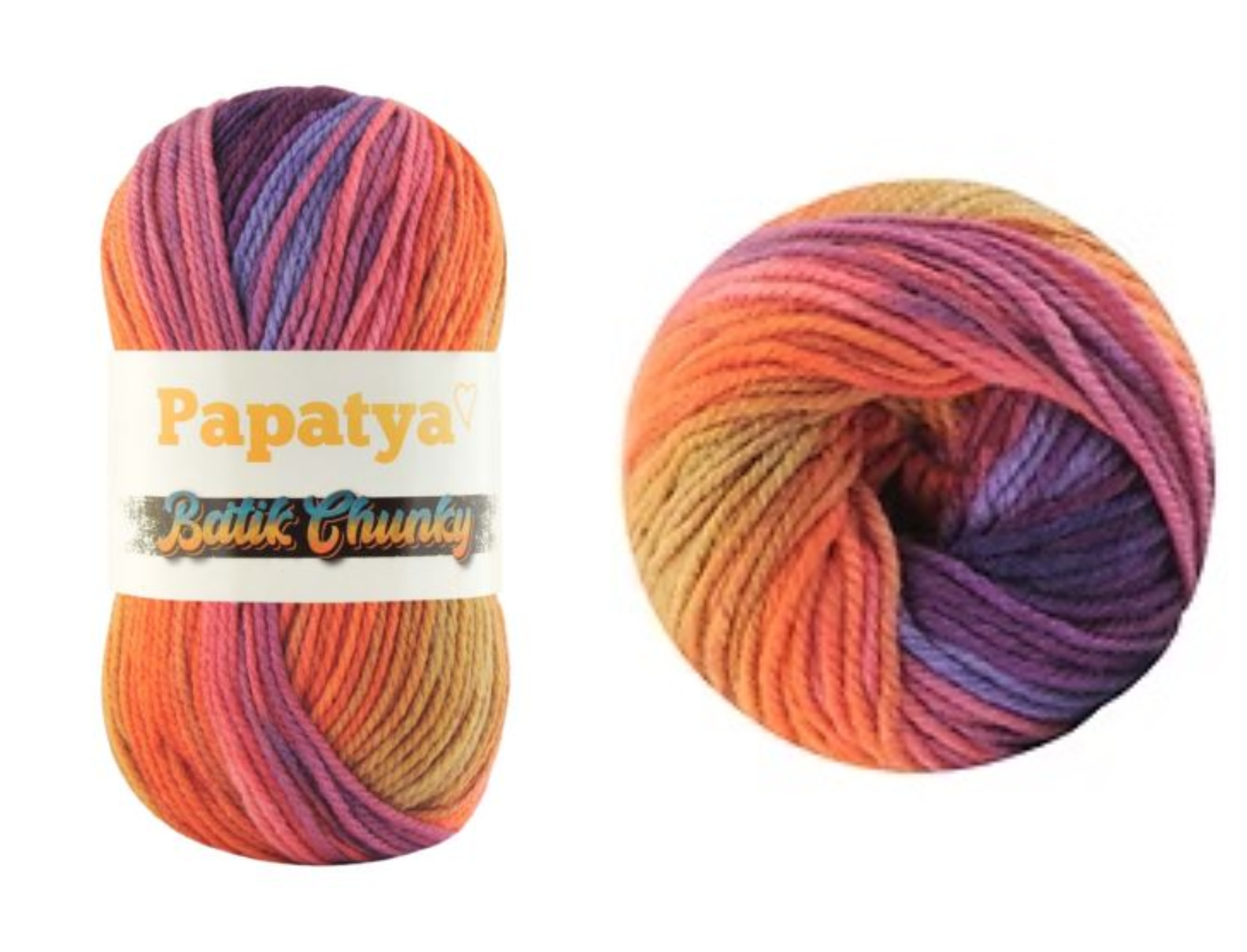 Papatya Batik Chunky - 185 m / 100 g 4. číslo barvy: 109