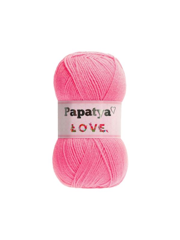 Papatya Love - 360 m / 100 g 2. barva: růžová neonová, 4. číslo barvy: 4040