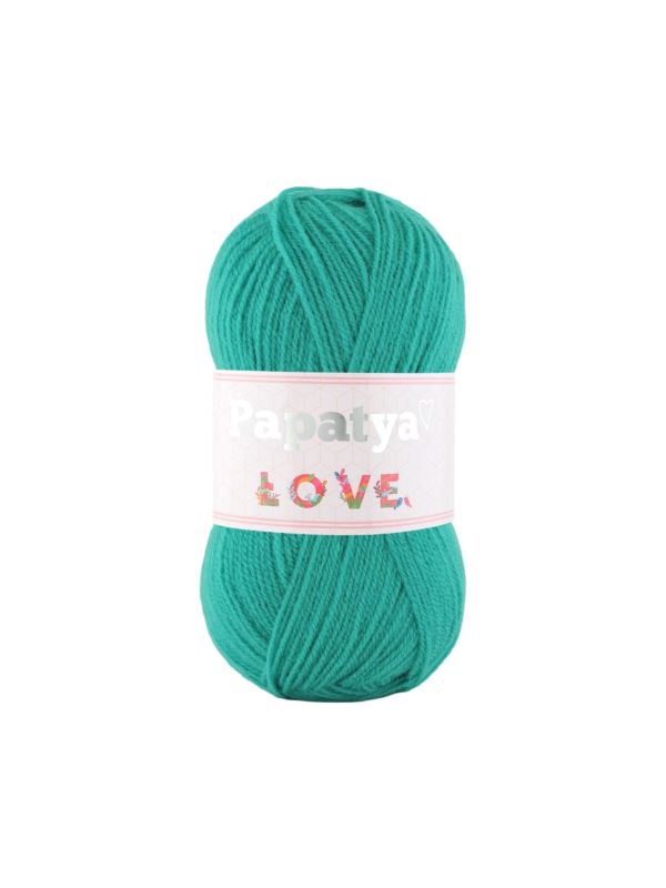 Papatya Love - 360 m / 100 g 2. barva: mořská zeleň, 4. číslo barvy: 6545