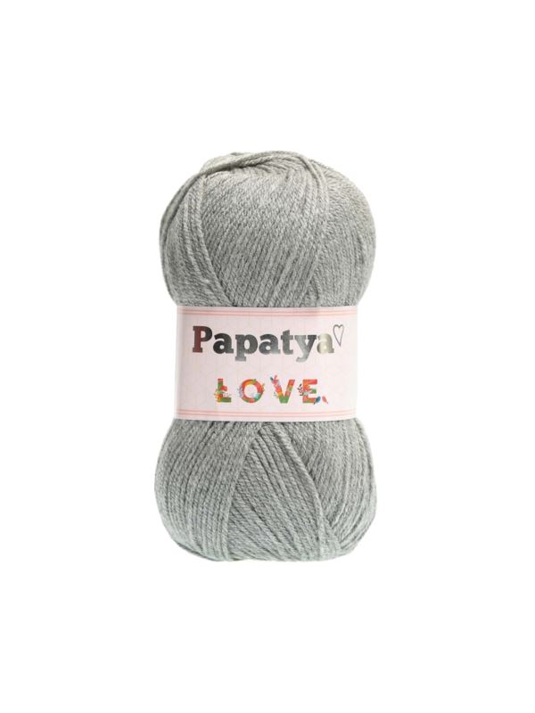 Papatya Love - 360 m / 100 g 2. barva: šedá, 4. číslo barvy: 2150