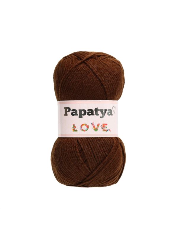 Papatya Love - 360 m / 100 g 2. barva: kávová, 4. číslo barvy: 9080