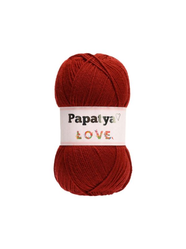 Papatya Love - 360 m / 100 g 2. barva: granátová, 4. číslo barvy: 3250