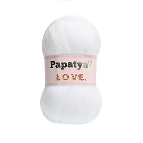 Papatya Love - 360 m / 100 g 2. barva: sněhově bílá, 4. číslo barvy: 1000