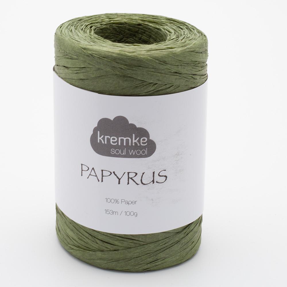 KREMKE SOUL WOOL Papyrus - 153 m / 100 g 2. barva: khaki, 4. číslo barvy: 60