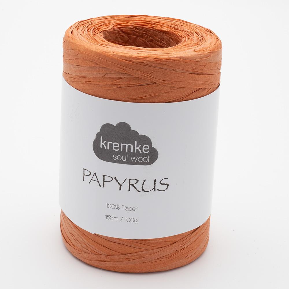 KREMKE SOUL WOOL Papyrus - 153 m / 100 g 2. barva: dýňová, 4. číslo barvy: 91