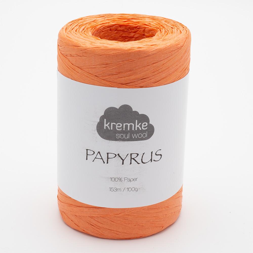 KREMKE SOUL WOOL Papyrus - 153 m / 100 g 2. barva: oranžová, 4. číslo barvy: 12