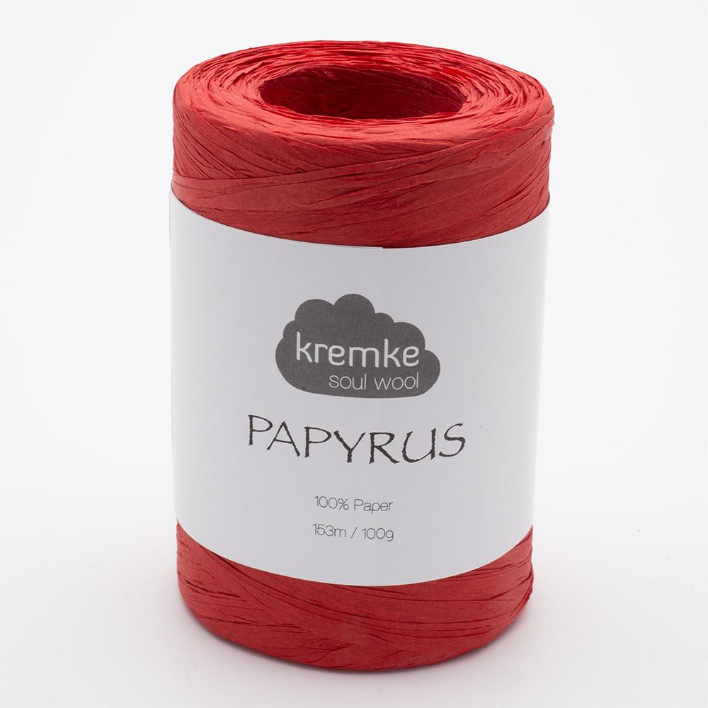 KREMKE SOUL WOOL Papyrus - 153 m / 100 g 2. barva: červená, 4. číslo barvy: 16
