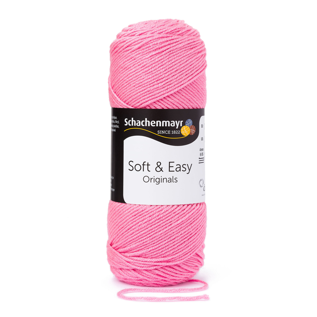 SCHACHENMAYR Soft & Easy - 235 m / 100 g 2. barva: cyklámenová, 4. číslo barvy: 35