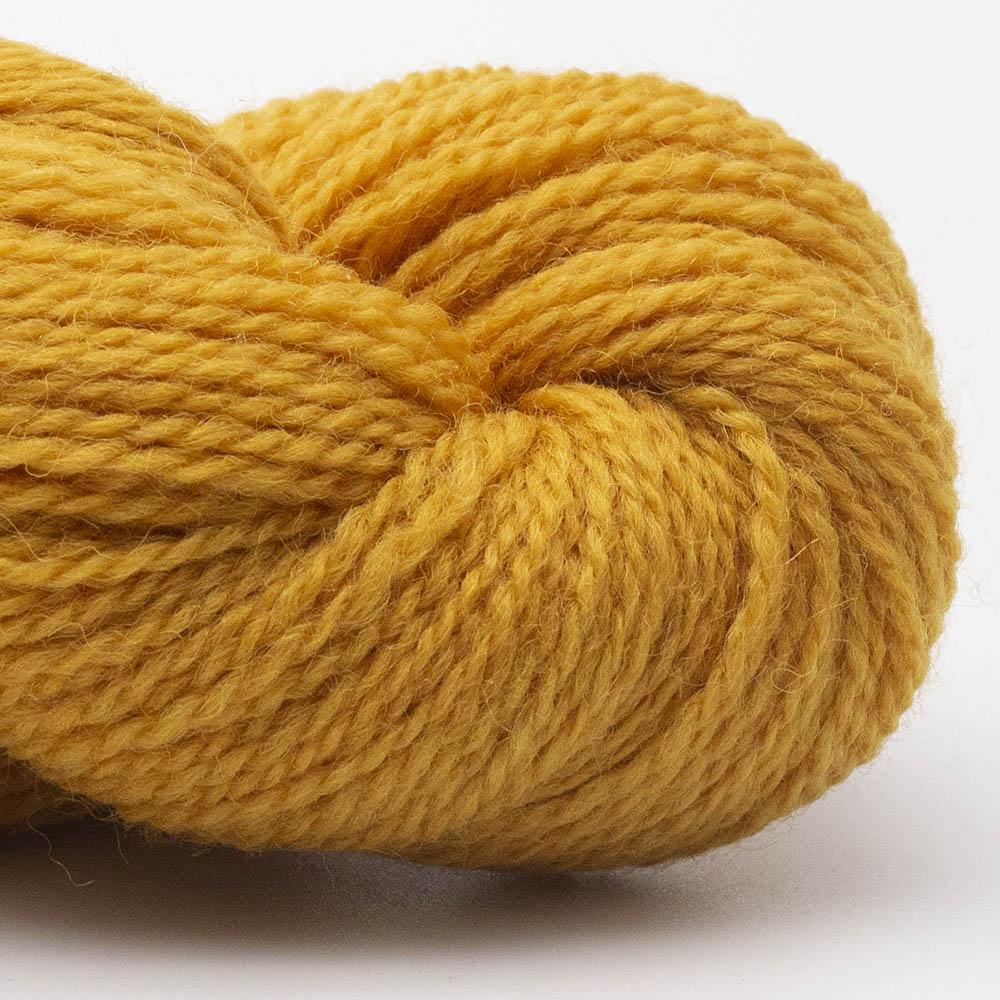 ERIKA KNIGHT British Blue Wool Fingering - 200 m / 50 g Kremke a BC Garn čísla barev: 04, Erika Knight názvy barev: Mustard