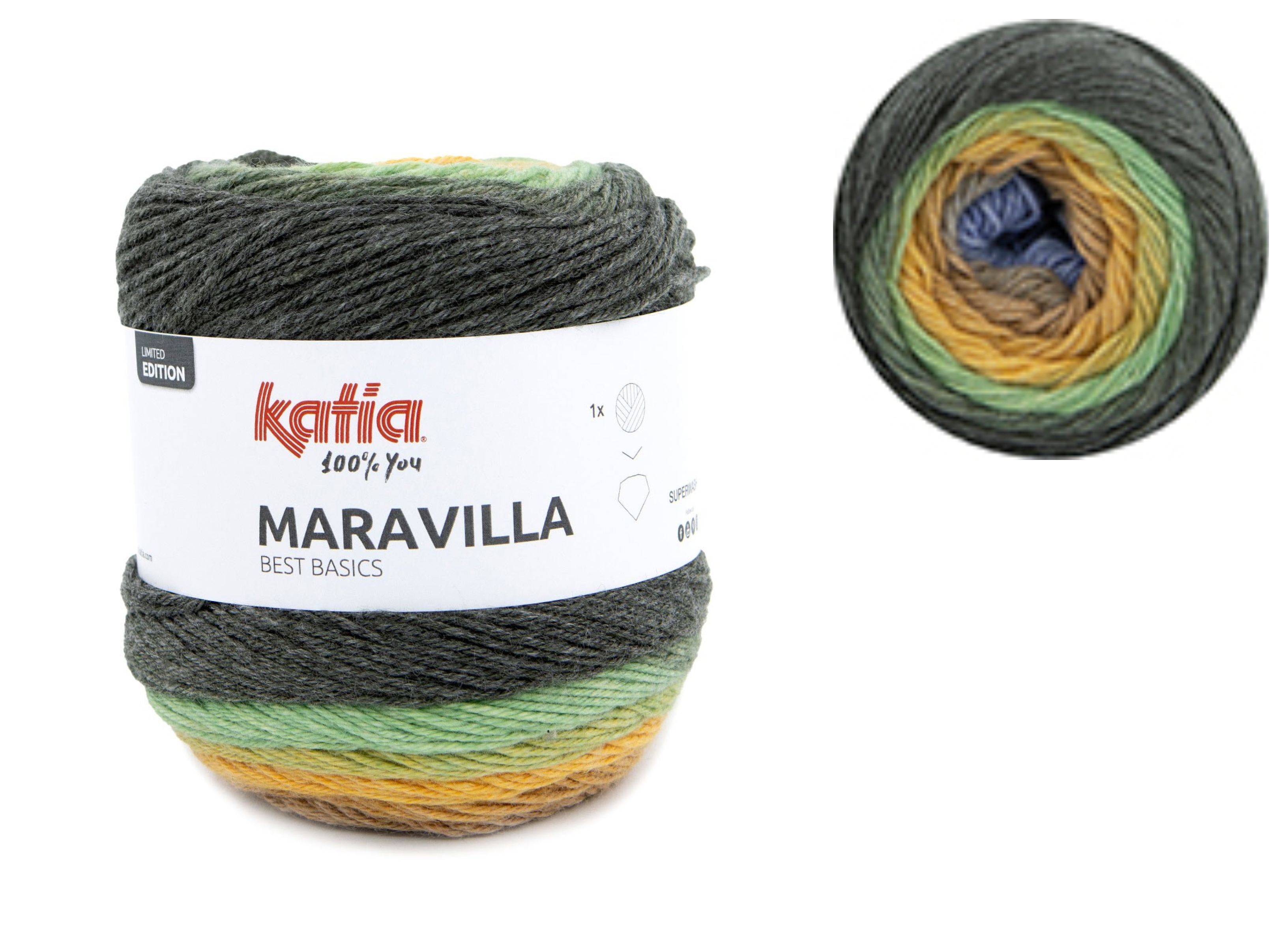 KATIA Maravilla - 480 m / 200 g 4. číslo barvy: 504