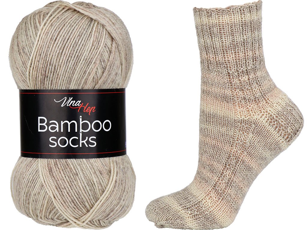VLNA-HEP Bamboo Socks - 400 m / 100 g 4. číslo barvy: 7909