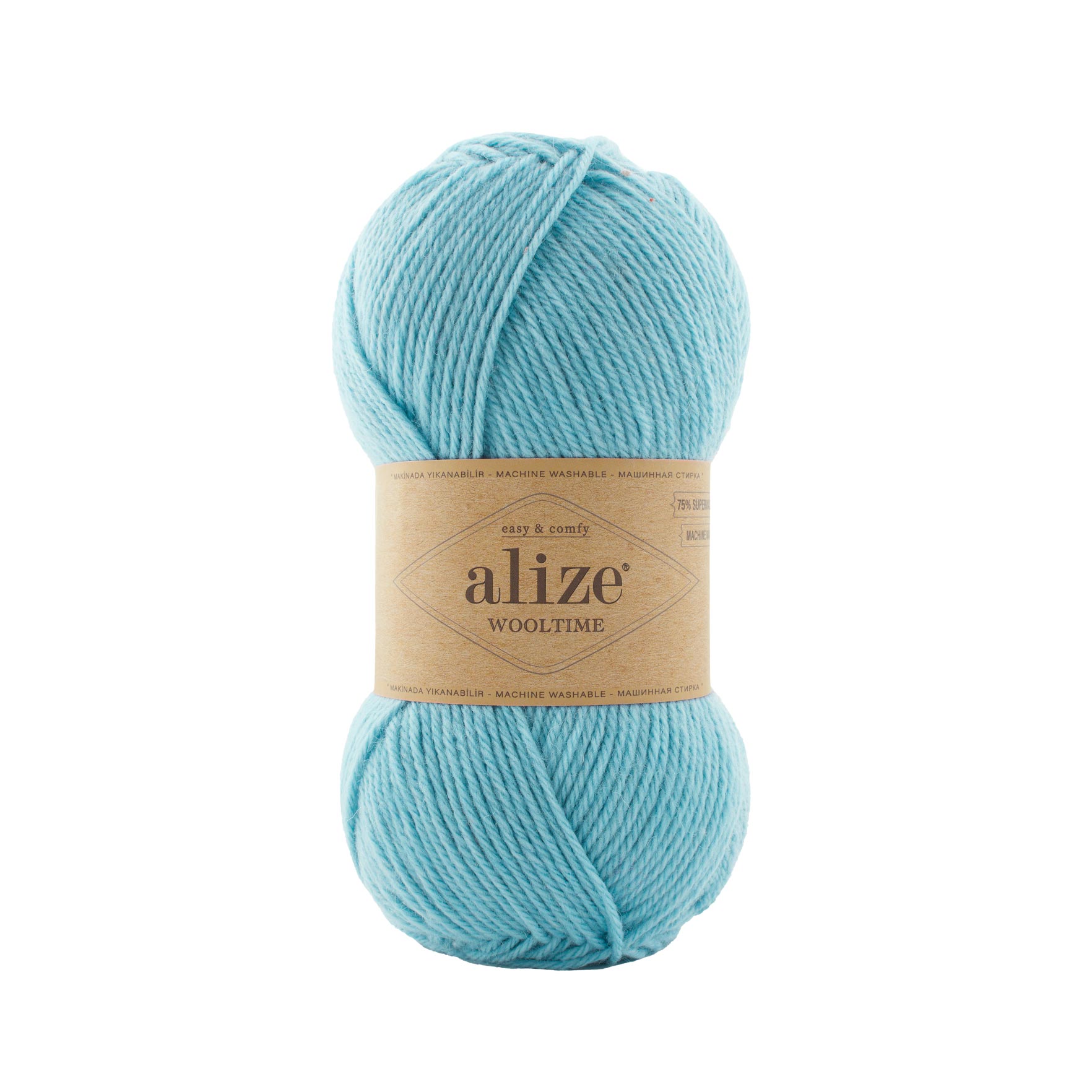 ALIZE Wooltime - 200 m / 100 g 2. barva: mátová, 4. číslo barvy: 522