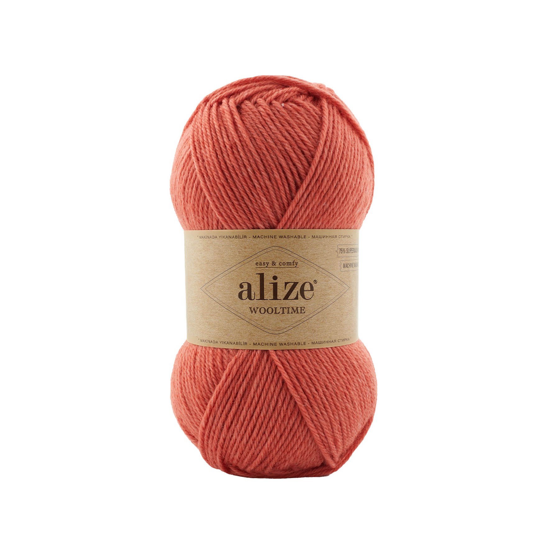 ALIZE Wooltime - 200 m / 100 g 2. barva: dýňová, 4. číslo barvy: 691