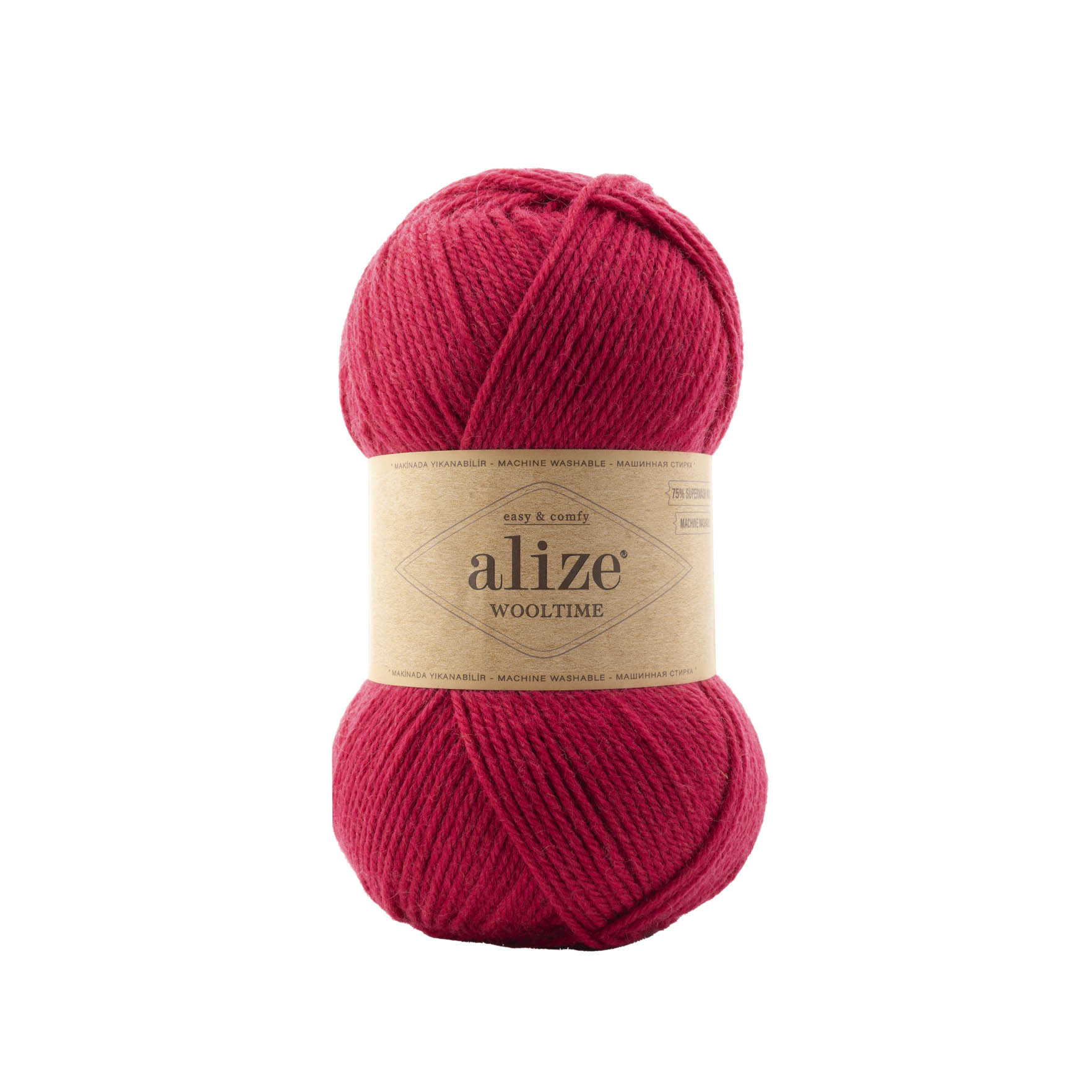 ALIZE Wooltime - 200 m / 100 g 2. barva: fuchsiová, 4. číslo barvy: 740
