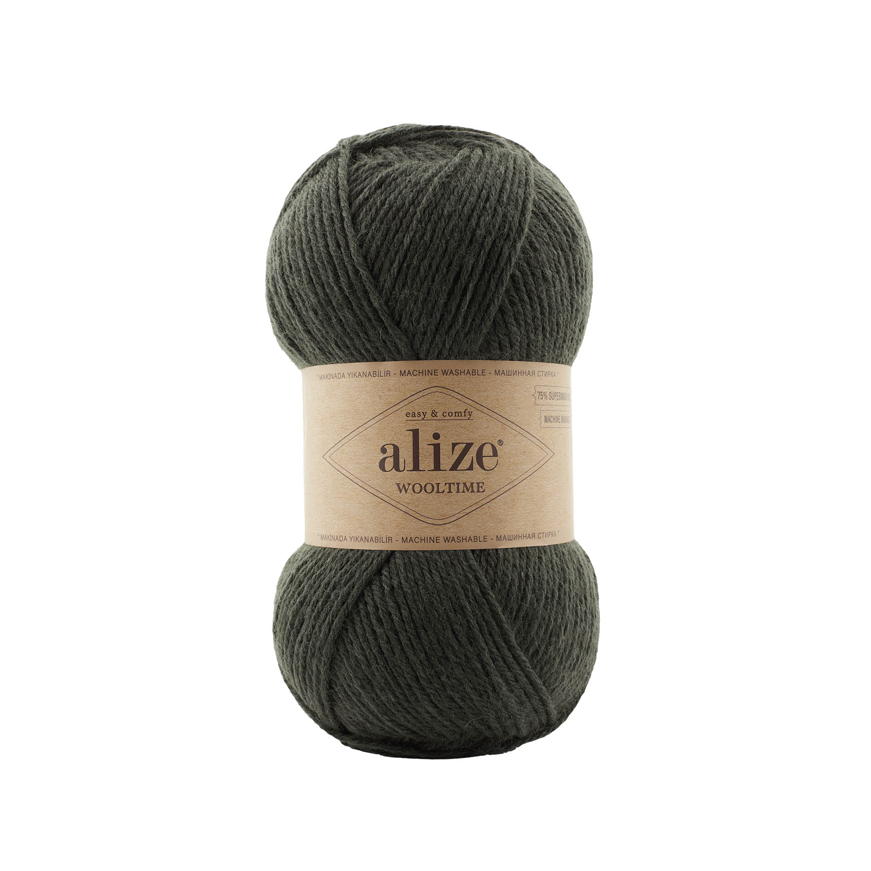 ALIZE Wooltime - 200 m / 100 g 2. barva: mechová, 4. číslo barvy: 873