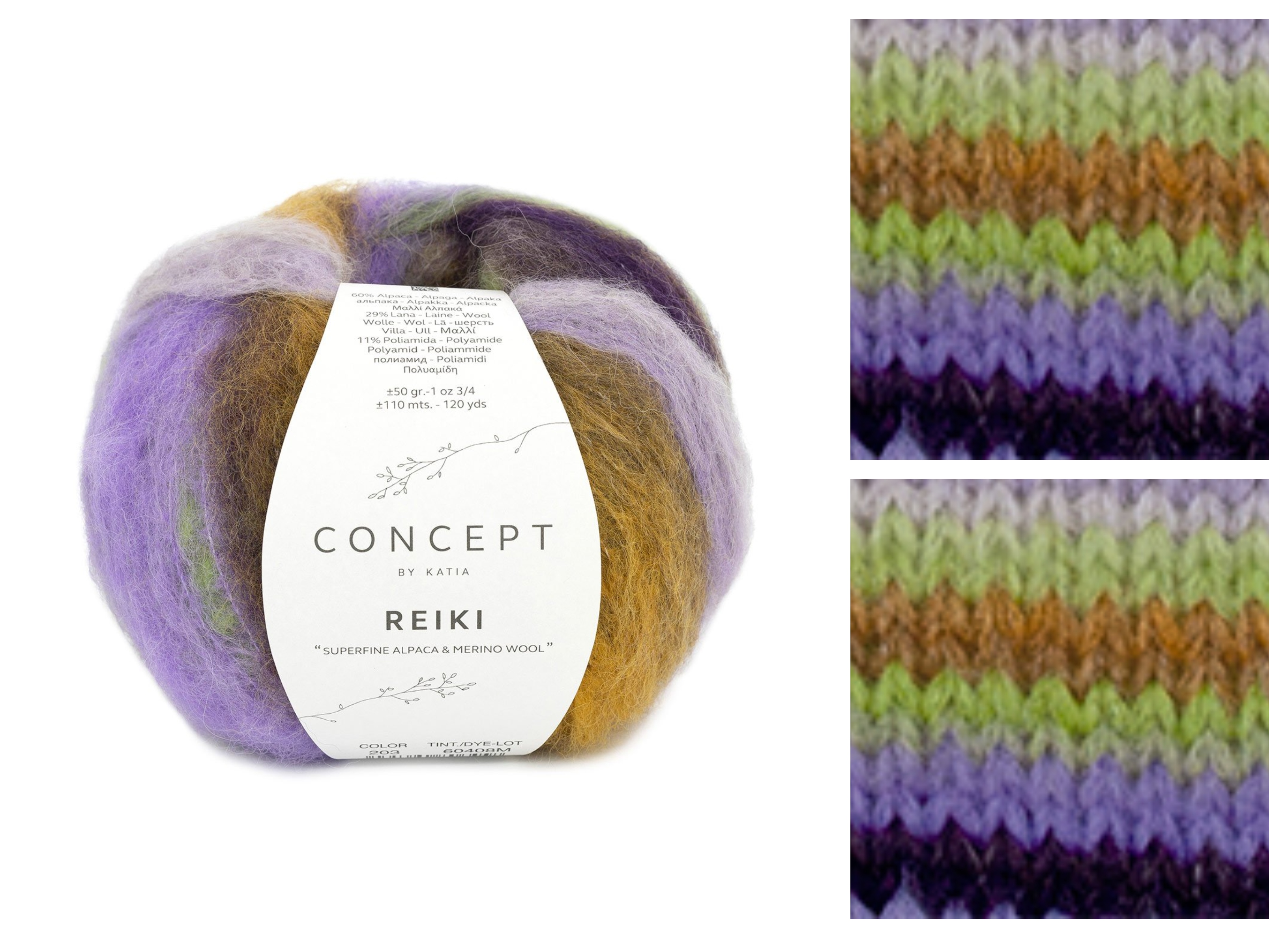 KATIA Reiki - 110 m / 50 g 4. číslo barvy: 203