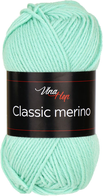 VLNA-HEP Classic merino - 105 m / 50 g 2. barva: mátová, 4. číslo barvy: 61341