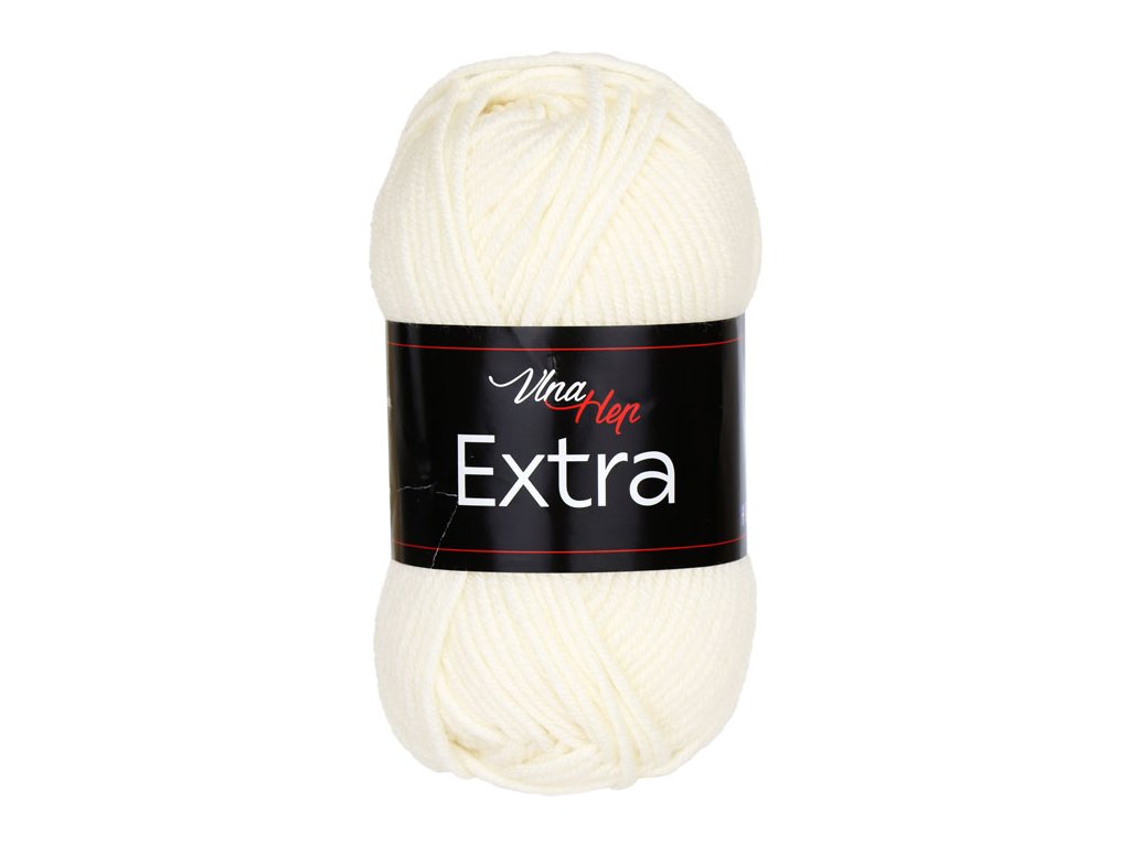 VLNA-HEP Extra - 81 m / 50 g 2. barva: smetanová ( krémová ), 4. číslo barvy: 6172