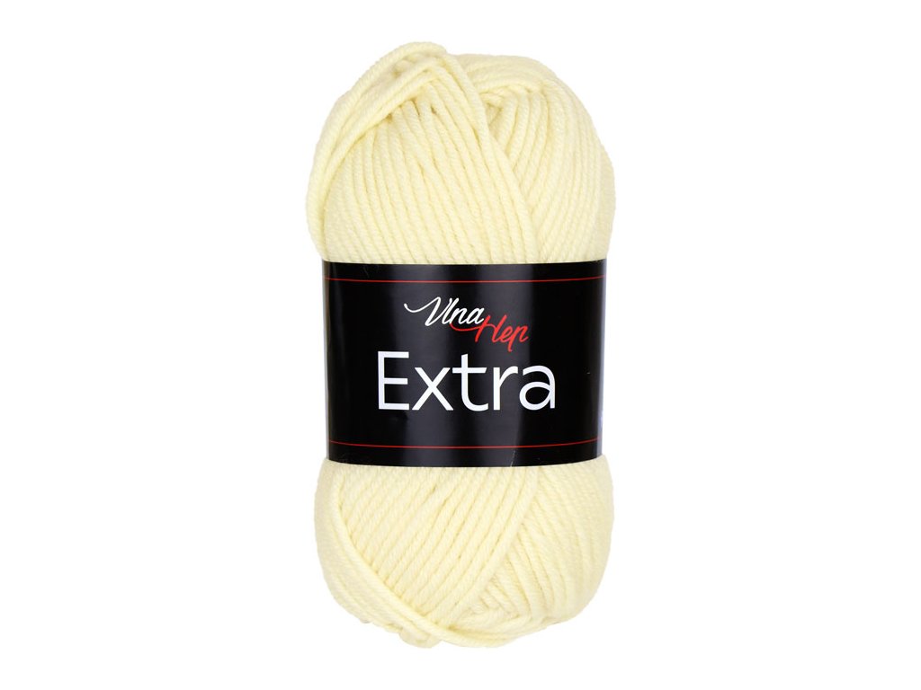 VLNA-HEP Extra - 81 m / 50 g 2. barva: vanilková, 4. číslo barvy: 6175