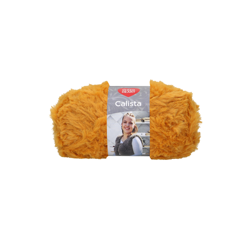 RED HEART Calista - 60 m / 100 g 2. barva: hořčicová, 4. číslo barvy: 03