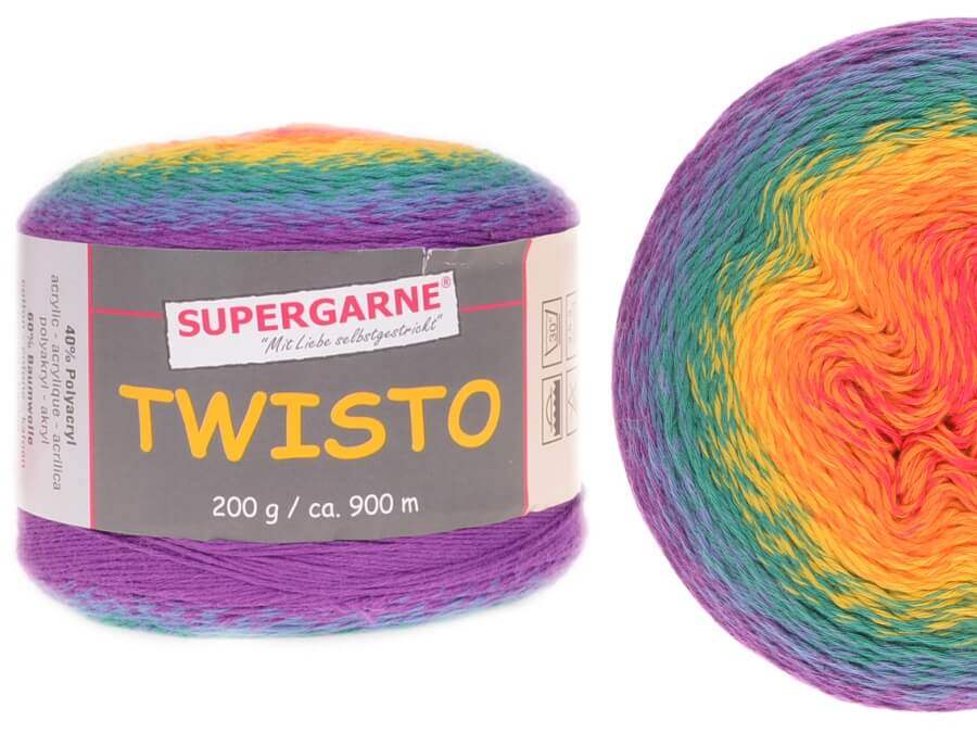 SUPERGARNE Twisto - 900 m / 200 g 4. číslo barvy: 415-20