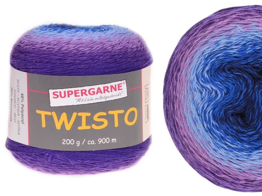 SUPERGARNE Twisto - 900 m / 200 g 4. číslo barvy: 415-30