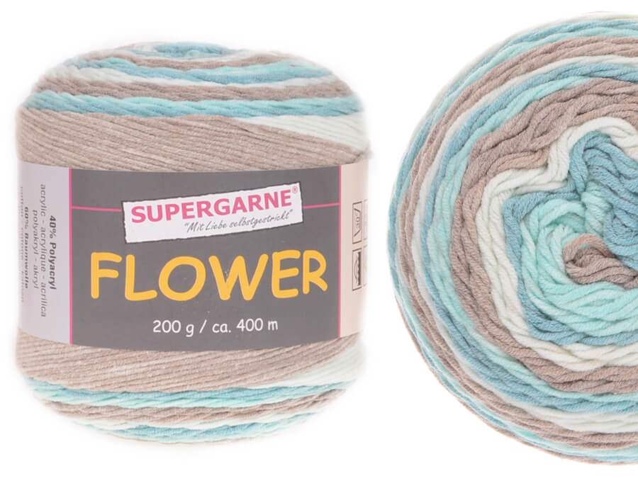 SUPERGARNE Flower - 400 m / 200 g 4. číslo barvy: 235-20