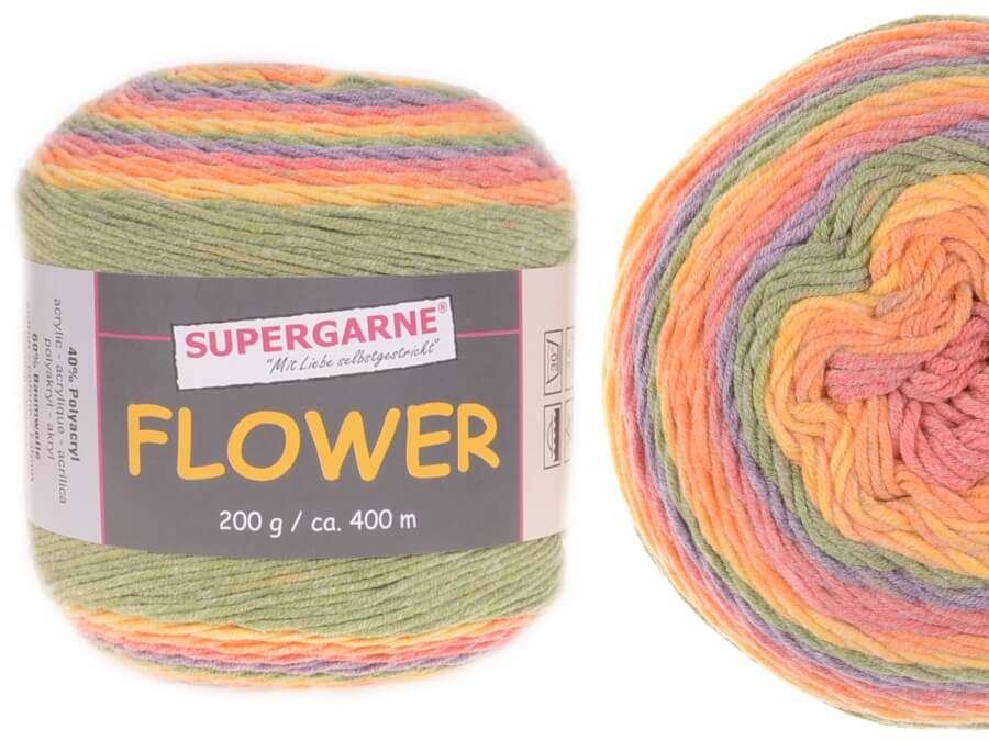 SUPERGARNE Flower - 400 m / 200 g 4. číslo barvy: 235-10