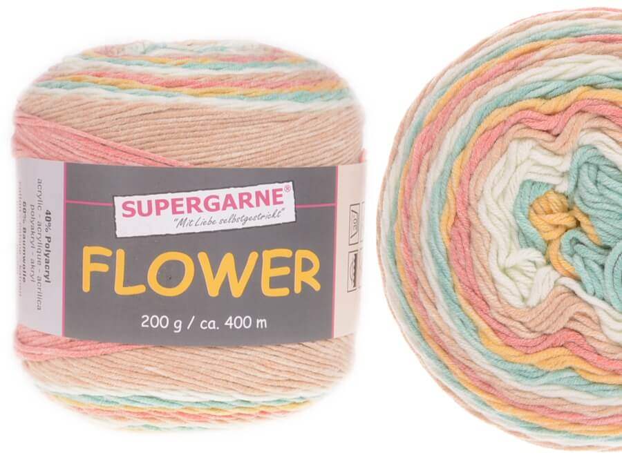 SUPERGARNE Flower - 400 m / 200 g 4. číslo barvy: 235-25