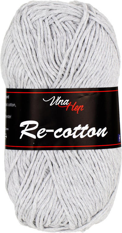 VLNA-HEP Re-cotton - 100 m / 50 g 2. barva: šedá, 4. číslo barvy: 81026