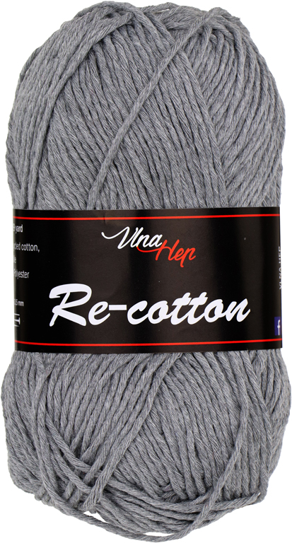 VLNA-HEP Re-cotton - 100 m / 50 g 2. barva: graffitová, 4. číslo barvy: 81027