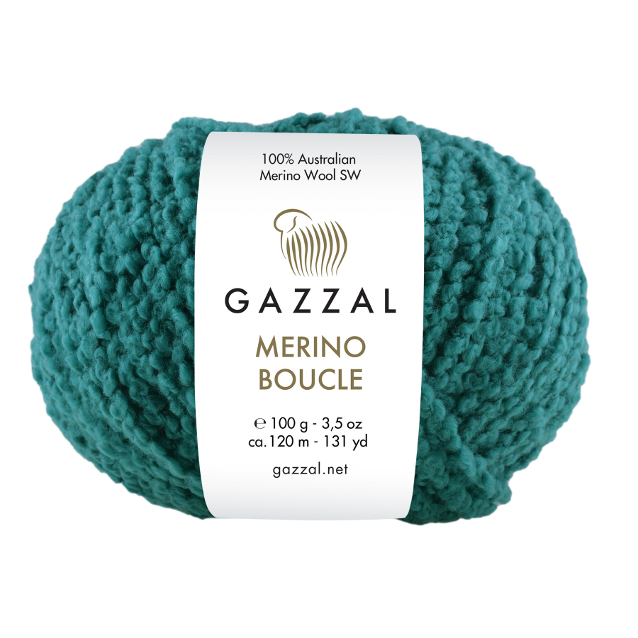 GAZZAL Merino Boucle - 120 m / 100 g 2. barva: x, 4. číslo barvy: 3770