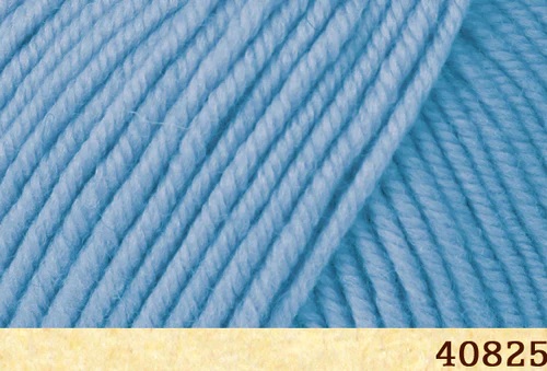 FIBRA NATURA Sensational - 83 m / 50 g 2. barva: blankytně modrá ( nebeská ), 4. číslo barvy: 40825