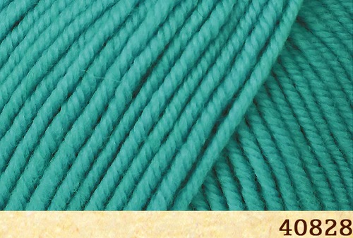 FIBRA NATURA Sensational - 83 m / 50 g 2. barva: mořská zeleň, 4. číslo barvy: 40828