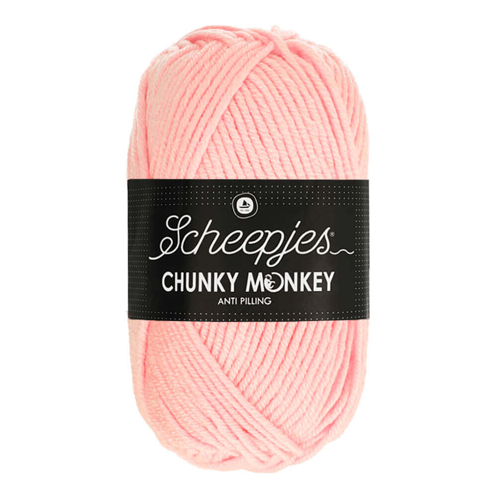SCHEEPJES Chunky Monkey - 116 m / 100 g 2. barva: lasturová růžová, 4. číslo barvy: 1130