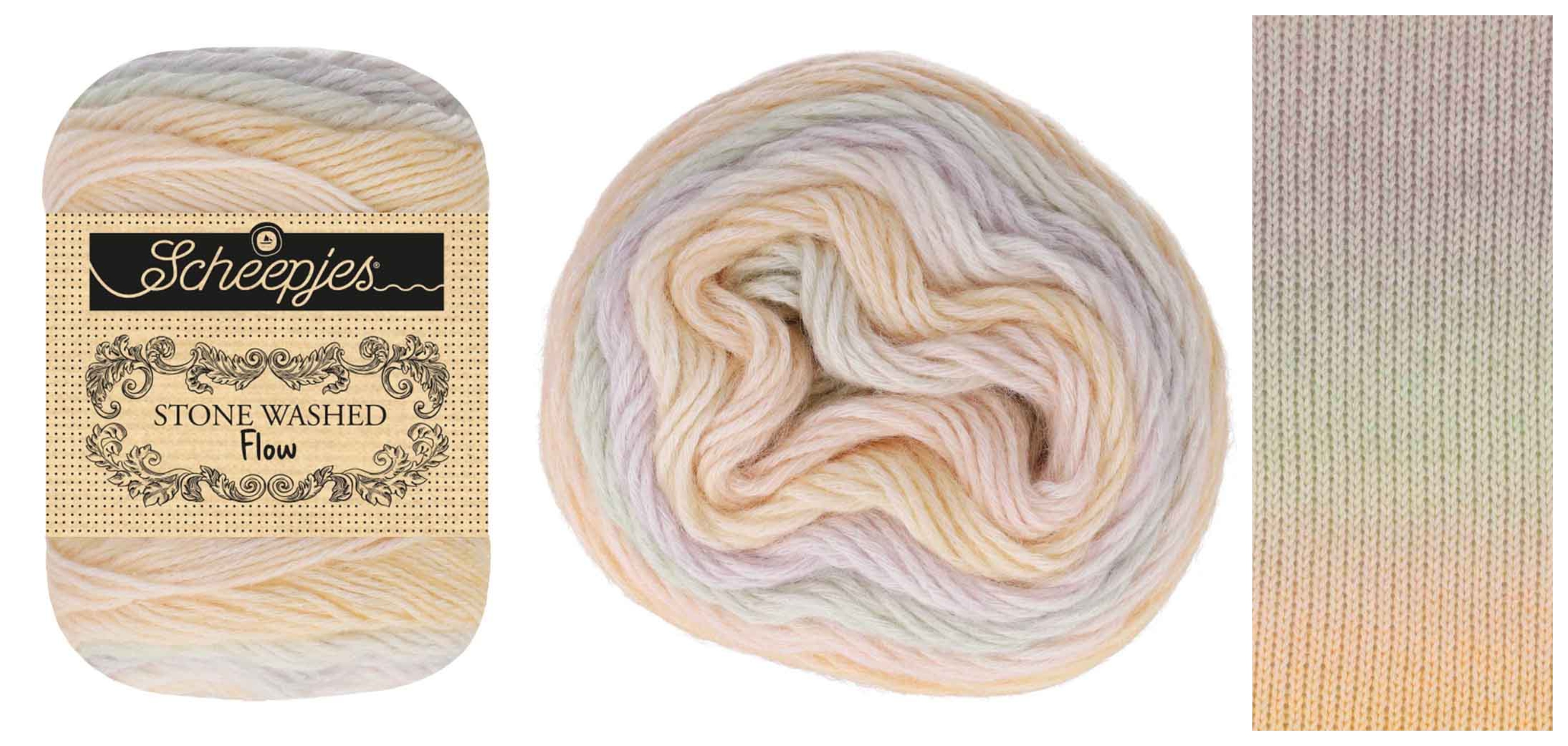 SCHEEPJES Stone Washed Flow - 156 m / 65 g 4. číslo barvy: 18, SCHEEPJES: Mellowness