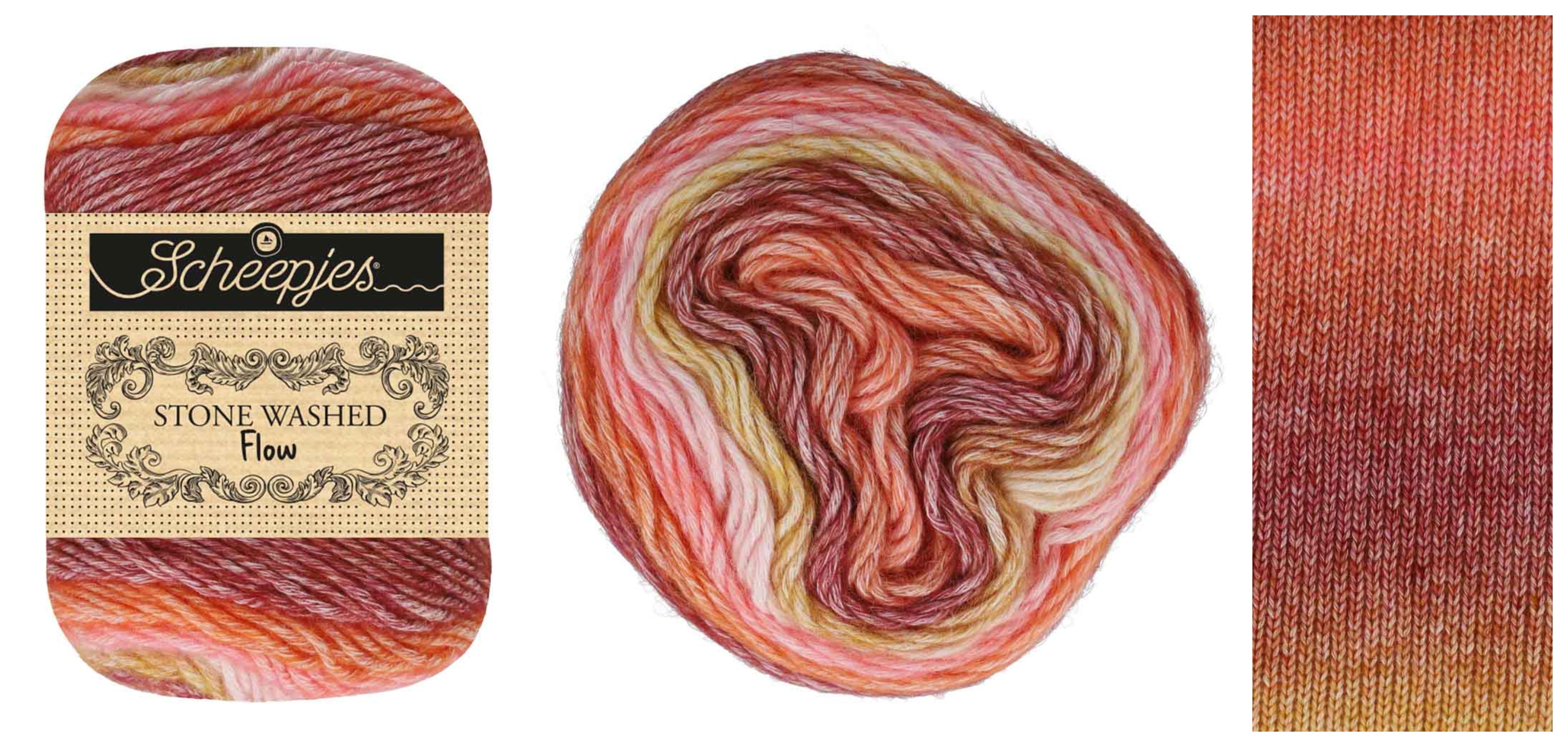 SCHEEPJES Stone Washed Flow - 156 m / 65 g 4. číslo barvy: 07, SCHEEPJES: Bliss